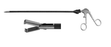 Elmed Style A: Rigid One-Piece Instrument with Flush Port - Cobra Grasper, Double-Action, 10mm Jaw