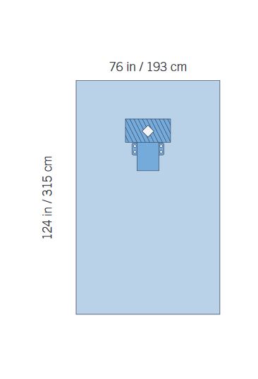 SteriGuard - EENT Drape Thyroid Drape 76 W X 124 L Inch Sterile - I80-05180G-S