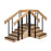 Clinton Industries STAIRCASE, CONVERTIBLE STEPS/PLATFORM 30" - 4-5080-30