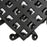 US Plastic Corp. Wearwell, Inc BlackGeneral Purpose Open ErgoDeck Safety System - 564.78X18X18BK