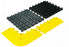 US Plastic Corp. Wearwell, Inc ErgoDeck Outside Corner Yellow 15" x 15" x 6" Case of 4 - 560.78X6X15X15Y