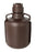 US Plastic Corp. Thermo Scientific 2-1/2 Gallon/10 Liter Nalgene Amber HDPE Carboy with 83B Cap - 2256-7020