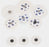 Vyaire Medical SilverTRACE EKG Snap Electrode Monitoring Non-Radiolucent 7 per Pack - 2014785-001