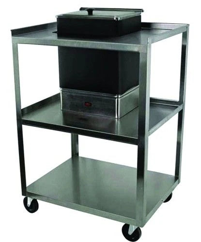 Ideal Medical Services - Utility Cart Stainless 16 X 21 X 30 Inch - HSC213
