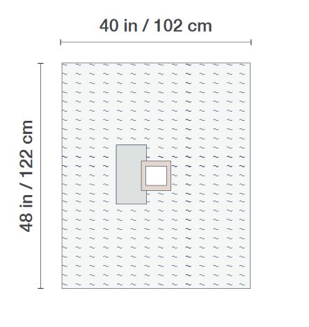 SteriGuard - EENT Drape Ophthalmic Drape 40 W X 48 L Inch Sterile - I80-08109-S
