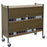Omnimed Extra Wide Privacy Style Chart Rack (Wired Dividers & Lockable), Beige
