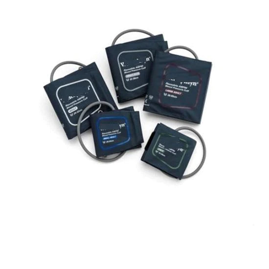 FlexiPort - Blood Pressure Cuff Set Infant / Child / Adult Arm Multi Cuff Sizes Assorted Size Range Nylon Cuff - REUSE-US-ABPM