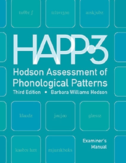 Pro-ed HAPP-3 Examiner's Manual by Barbara Williams Hodson- 11551