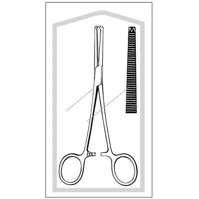 Merit - Forceps Rochester-Ochsner 6-1/2 Inch Length Mid Grade Stainless Steel Curved - 96-2567M