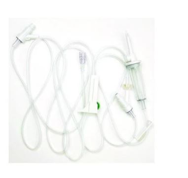 B. Braun IV ADMIN SET, W/15DROPS/ML 128" (24/CS) - 480231