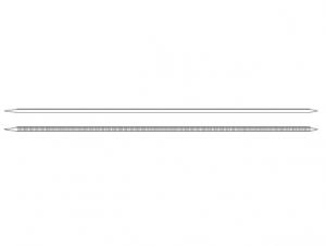 MicroAire Surgical Instruments K-WIRE, BONE TROCAR STR SNGL SMTH 4"X.062 (6/PK) - 1604-162