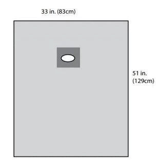 Cardinal - Surgical Drape Aperture Drape 33 W X 51 L Inch Sterile - D1030