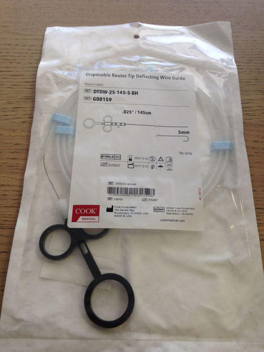 Cook Medical Deflecting Guidewire J-Shaped Tip Extra-stiff - G08159