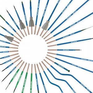Megadyne E-Z Clean - Laparoscopic Electrode Coated Stainless Steel L-Hook Tip Disposable Sterile - 0020S