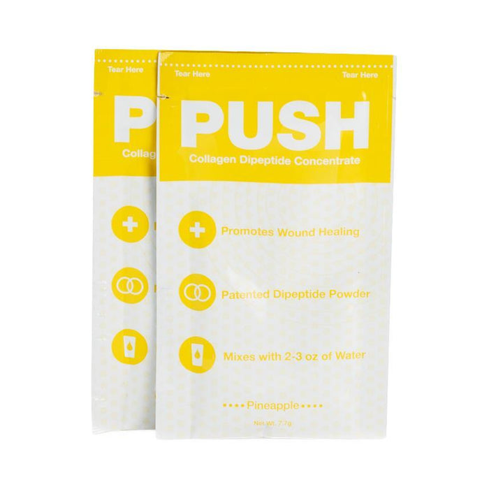 Global Health Products PUSH Collagen Dipeptide Concentrate Oral Supplement Mixed Berry Flavor 7.4 Gram Individual Packet Powder - GH-17