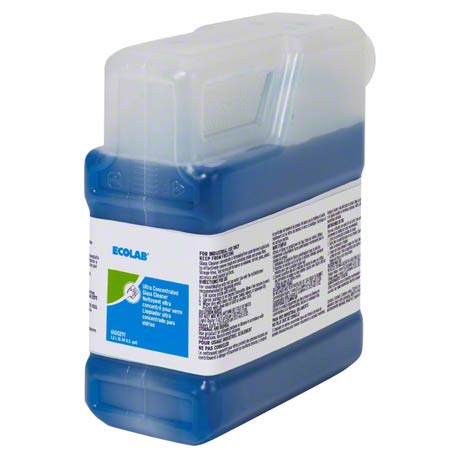 Ecolab QC 50 Ultra - Glass / Surface Cleaner QC Dispensing System Liquid 1.3 Liter Cartridge Scented NonSterile - 6100291