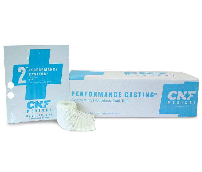 Carolina Narrow Fabric Cast Tape 3 Inch X 4 Yard Fiberglass Light Blue (Logo) - CT3-ONLB