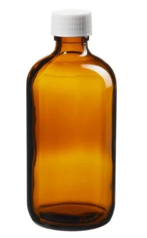 Fisher Scientific Boston Round Bottle Narrow Mouth Glass 250 mL - 2911741