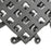 US Plastic Corp. Wearwell, Inc Charcoal Gray General Purpose Open ErgoDeck Safety System - 564.78X18X18CH