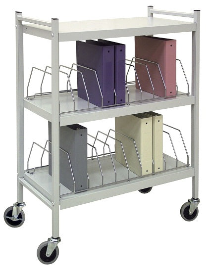 Omnimed Economy Open Style Chart Racks (Wired Dividers)- Beige