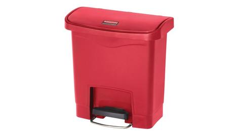Saalfeld Redistribution CONTAINER, WASTER STEP-ON SLIMJIM RED 4GL - 1883563