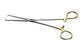 Cooper Surgical CooperSurgical Tenaculum Forceps Braun 9-9/10 Inch Stainless Steel NonSterile Ratchet Lock Finger Ring Handle Straight Squared 1 X 1 Prongs - 64-420