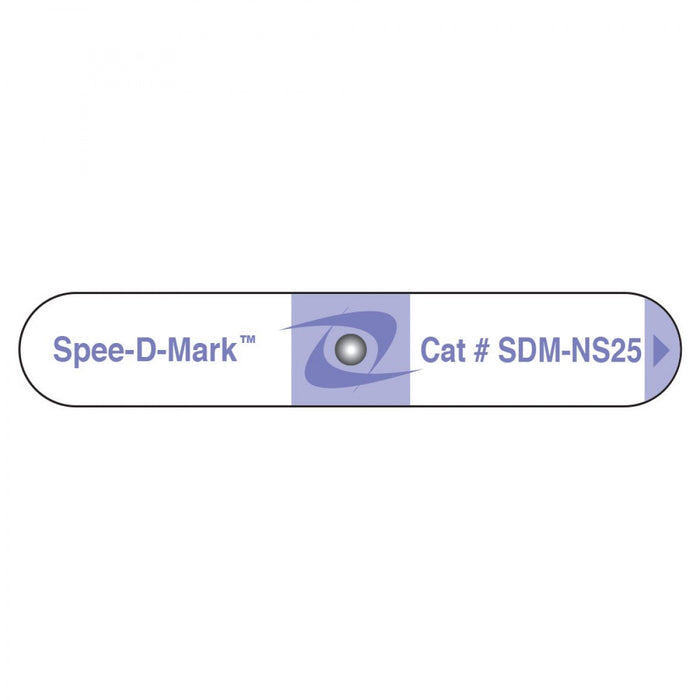 Precision Dynamics Spee-D-Strip Skin Marker Purple / White 2.5 mm BB - SDM-NS25