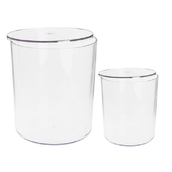 US Plastic Corp. Thermo Scientific 1/2 Gallon/2.2 Liter Nalgene Polycarbonate Multipurpose Round Jar with Cover-DS5300-0507