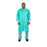 Cardinal Lab Coat Teal Medium Long Sleeves Knee Length - C3660TE