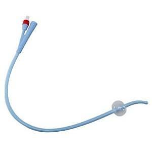 Dover - Foley Catheter 2-Way Council Tip 5 cc Balloon 18 Fr. Silicone - 40518L