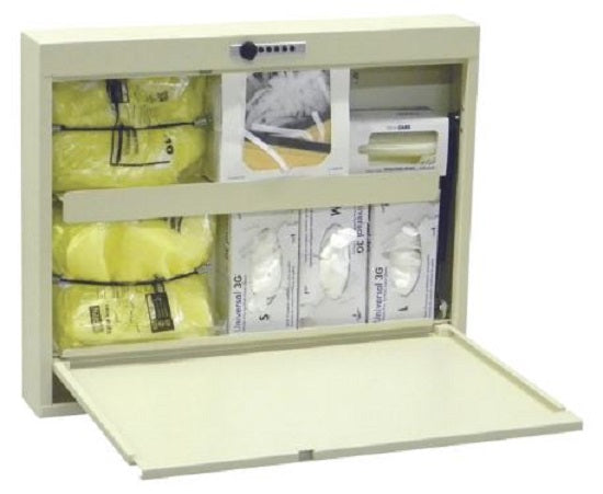 Omnimed Isolation Wall Desk With Combo Lock
