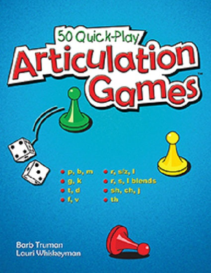 Pro-ed 50 Quick-Play Articulation Games by Barb Truman , Lauri Whiskeyman