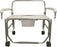 Convaquip Industries ConvaQuip Bariatric Commode Chair Drop Arm Removable Back 18-1/2 Inch Height - 736DAU-E
