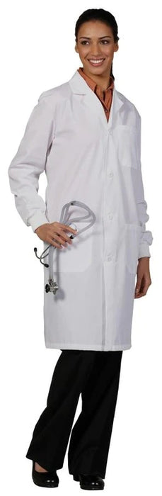 Fashion Seal Uniforms - Lab Coat White Large Knee Length Reusable - 3420-L