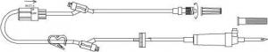 Advanced Medical Systems Administration Set 20 Drops / mL Drip Rate 90 Inch Tubing 2 Ports - KS-222-2