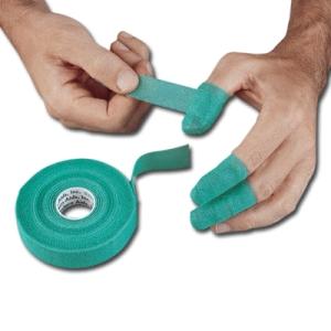 MODERN AIDS, INC. Saf-T-Tape Finger Wrap Tape Skin Friendly 3/4 Inch X 30 Yard Green - 110-075