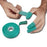 MODERN AIDS, INC. Saf-T-Tape Finger Wrap Tape Skin Friendly 3/4 Inch X 30 Yard Green - 110-075
