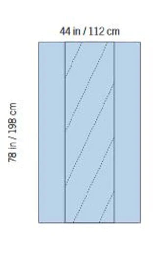 HydraGuard - Table Drape 44 X 78 Inch Back Table - I80-13327-S