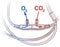 Salter Labs CANNULA, NASAL W/14' O2 LINE/CO2 LINE W/ML LL CONN (25/CS) - 49SOFT-14-14-25