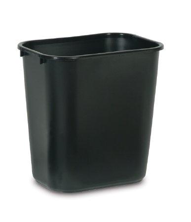 Saalfeld Redistribution CAN, TRASH RECTANGLE BLK 7GL (12/CS) - FG295600BLA