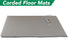 Smart Caregiver Corded Floor Mat 24″ x 36″ with 1/4″ Phone Plug, Gray - FM-05