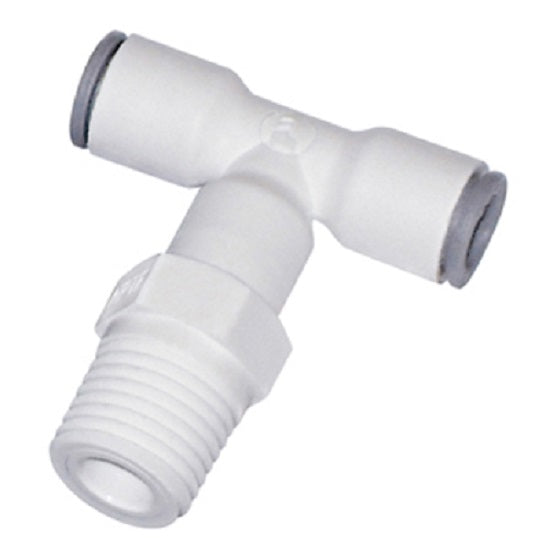 US Plastic Corp. Parker Hannifin NPTF Liquifit Swivel Branch Tee