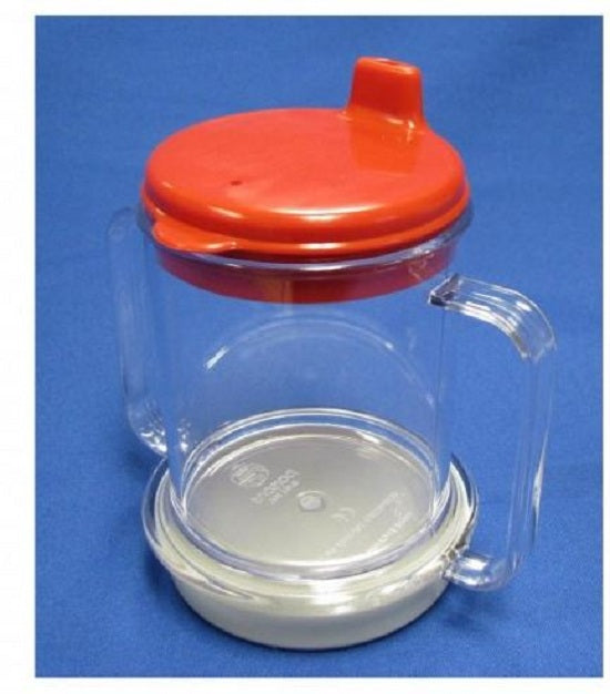 Weighted Mug with Red Lid