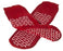 Alba Healthcare SOCK, SLIPPER CONFETTI TREAD RED 5X (48PR/CS) - 90396