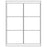 Tabbies Laser / Inkjet Label Sheets, - Use Template No. 5164 - 3-1/3" H x 4" W, - 600 per Pack - 40160