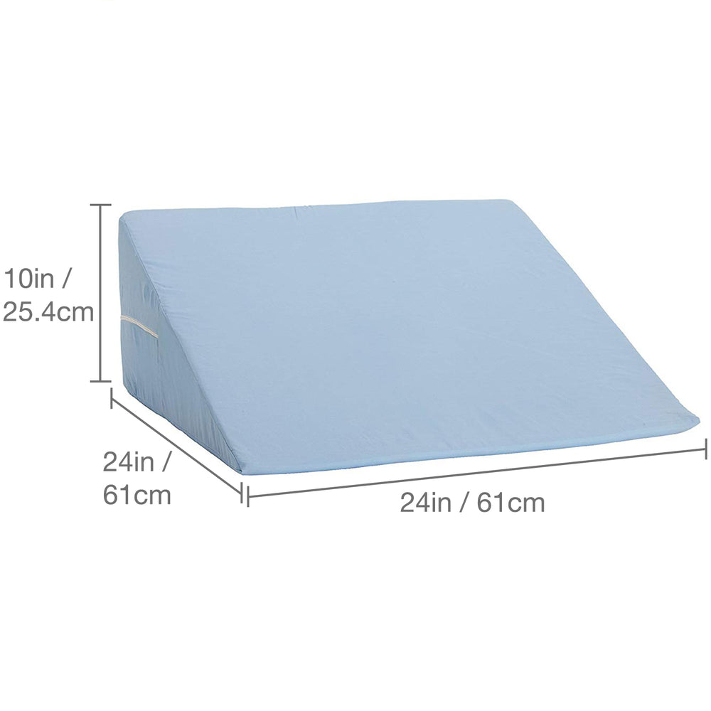 Mabis Healthcare DMI Bed Wedge 10 X 24 X 24 Inch Foam Freestanding - 802-8027-0100