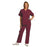 Fashion Seal Shirt Scrub Fashion Seal 78741 Unisex Medium Burgundy Ea - 78741-M