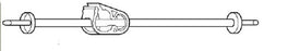 Baxter Uromatic Urology Irrigation Set 0.195 Inch ID 22 Inch 1 Lead - 2C4006