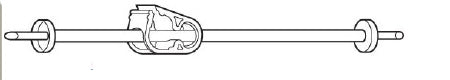 Baxter Uromatic Urology Irrigation Set 0.195 Inch ID 22 Inch 1 Lead - 2C4006