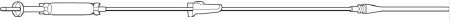Baxter Cysto-Bladder Irrigation Set 0.195 Inch ID 81 Inch 1 Lead Plastic - 2C4040